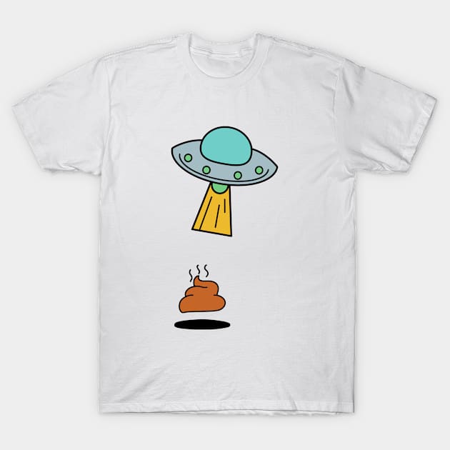 Funnytee Humor Ufo T-Shirt by Yayatachdiyat0